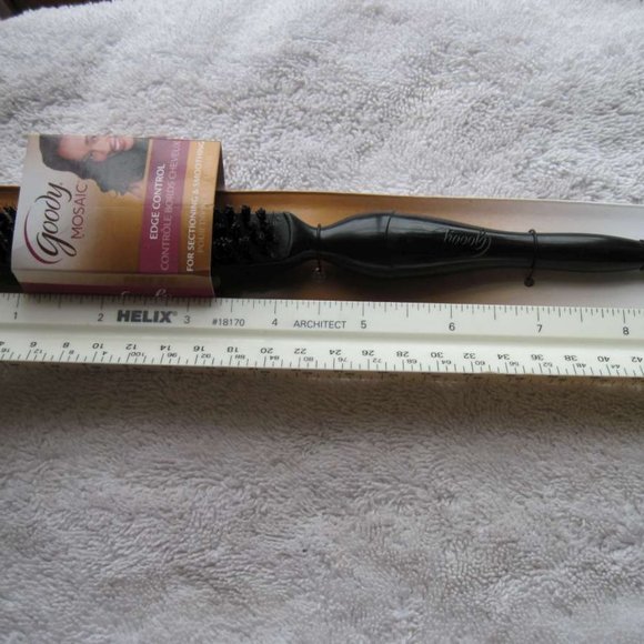 Goody Mosaic Edge Control Sectioning Smoothing Hair Brush Comb Pick Narrow Part - Picture 9 of 12